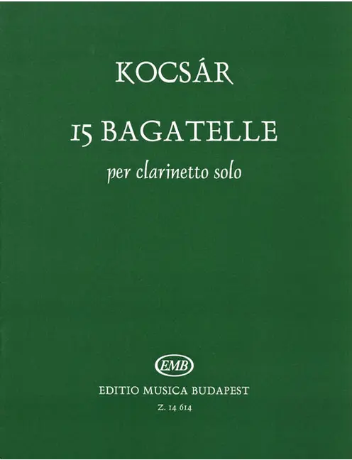 15 Bagatelle per clarinetto solo